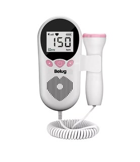 Foto 1 | Detector De Frecuencia Cardíaca Fetal, Belug Portátil Blanco/rosa