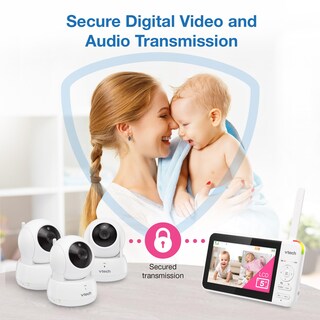 Foto 5 | Monitor De Vídeo Para Bebés Vtech Vm924-3 Con 3 Cámaras Lcd De 5'' - Venta Internacional.