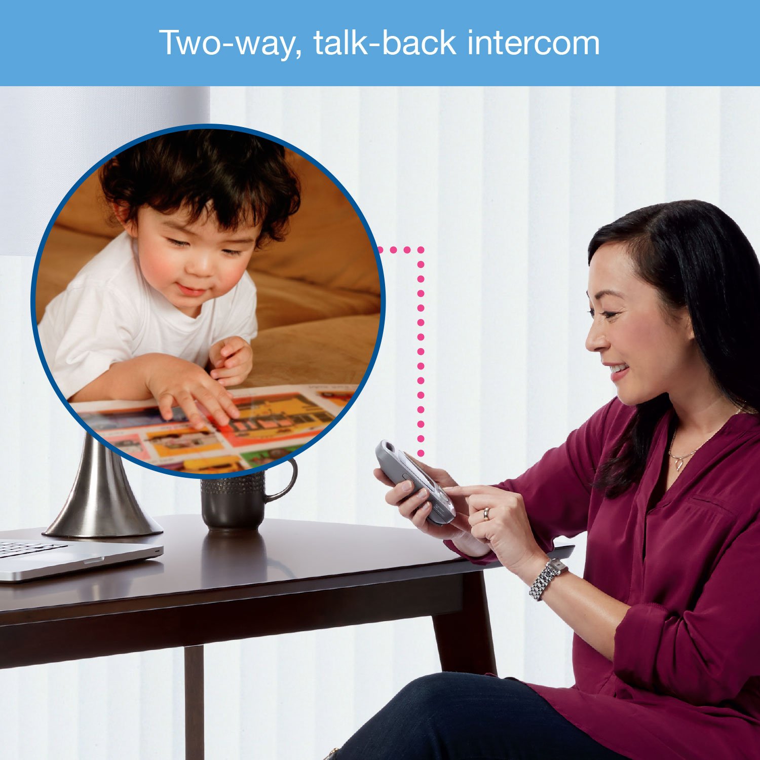 Foto 5 | Monitor De Vídeo Digital Para Bebés Vtech Bv73122gy Con 2 Cámaras, Color Gris - Venta Internacional.