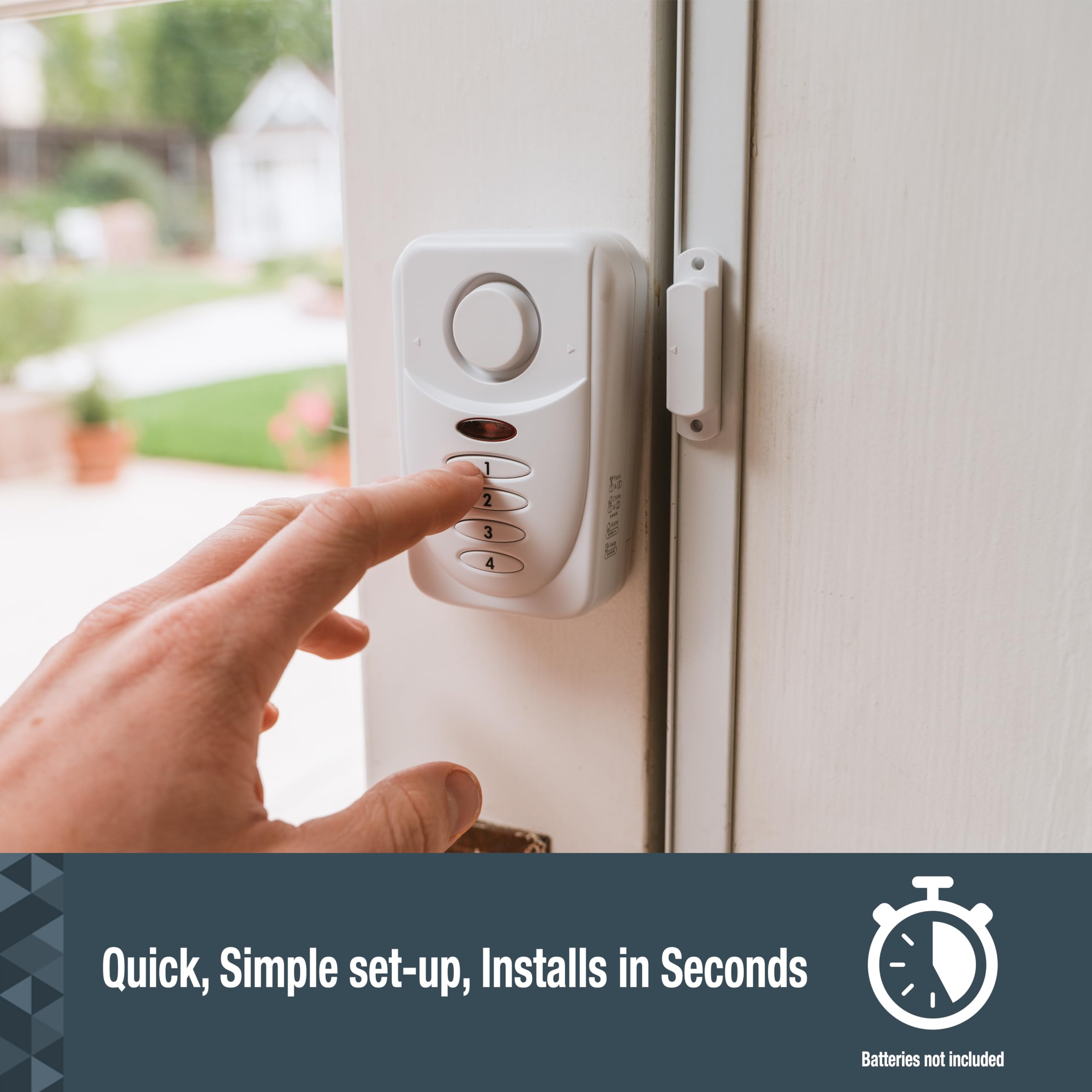 Foto 5 pulgar | Alarma De Puerta Inalámbrica Sabre Elite Con Alarma De 120 Db Y Teclado - Venta Internacional.