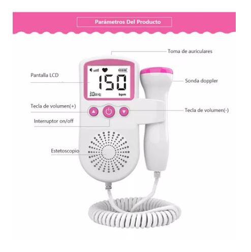 Foto 3 | Monitor De Frecuencia Cardiaca Fetal Materna