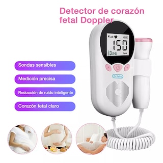 Foto 3 | Monitor Fetal Doppler Monitor Para Escuchar Latidos Bebé Eo Safe Imports Esi-17368 Blanco