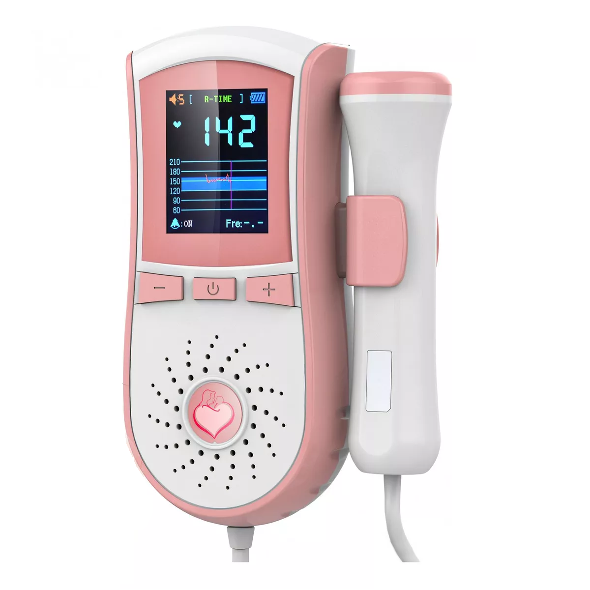 Monitor Fetal Doppler Para Escuchar Latidos Bebe Ultrasonido Eo Safe Imports Esi-17367 Multicolor