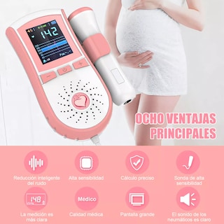 Foto 2 | Monitor Fetal Doppler Para Escuchar Latidos Bebe Ultrasonido Eo Safe Imports Esi-17367 Multicolor