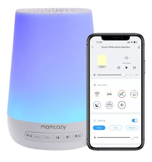 Foto 1 | Máquina de Ruido Blanco Momcozy con Control App y Luz Nocturna Blanco