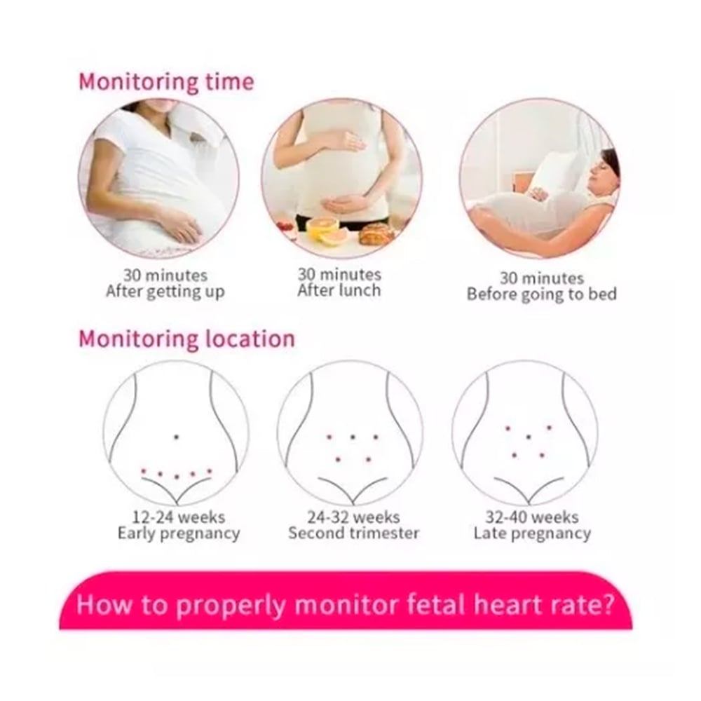 Foto 5 | Monitor Doppler Fetal Latidos Cardíacos Fetales - Venta Internacional.