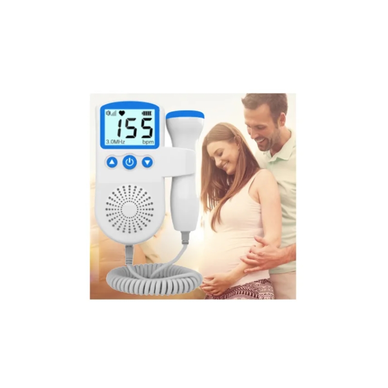 Monitor De Sonda Doppler Fetal De Alta Definición Azul + Gel - Venta Internacional.