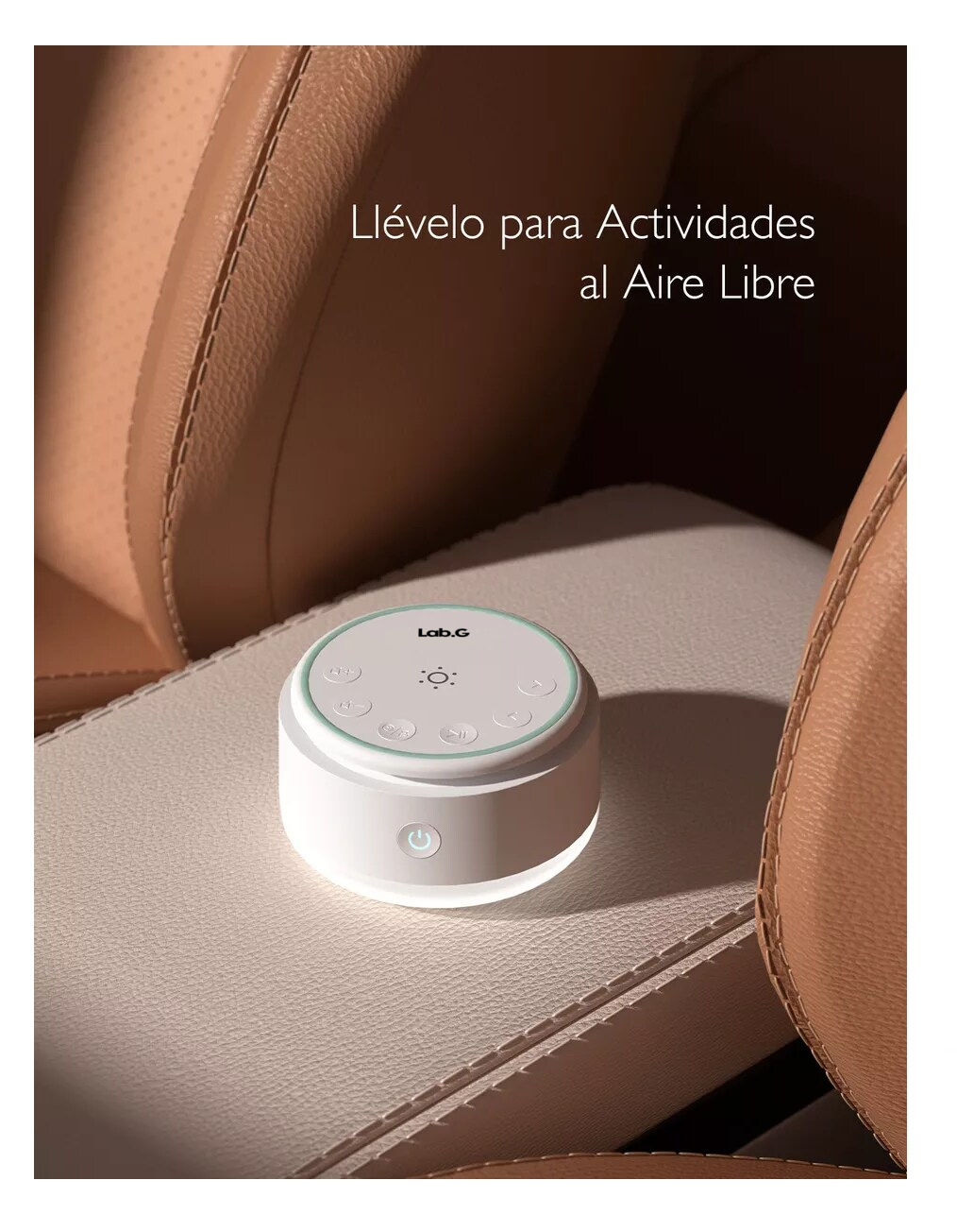 Foto 2 | Máquina De Sonido Para Bebés Adultos Lab.g, Ruido Blanco Diseño Laberinto Color Blanco