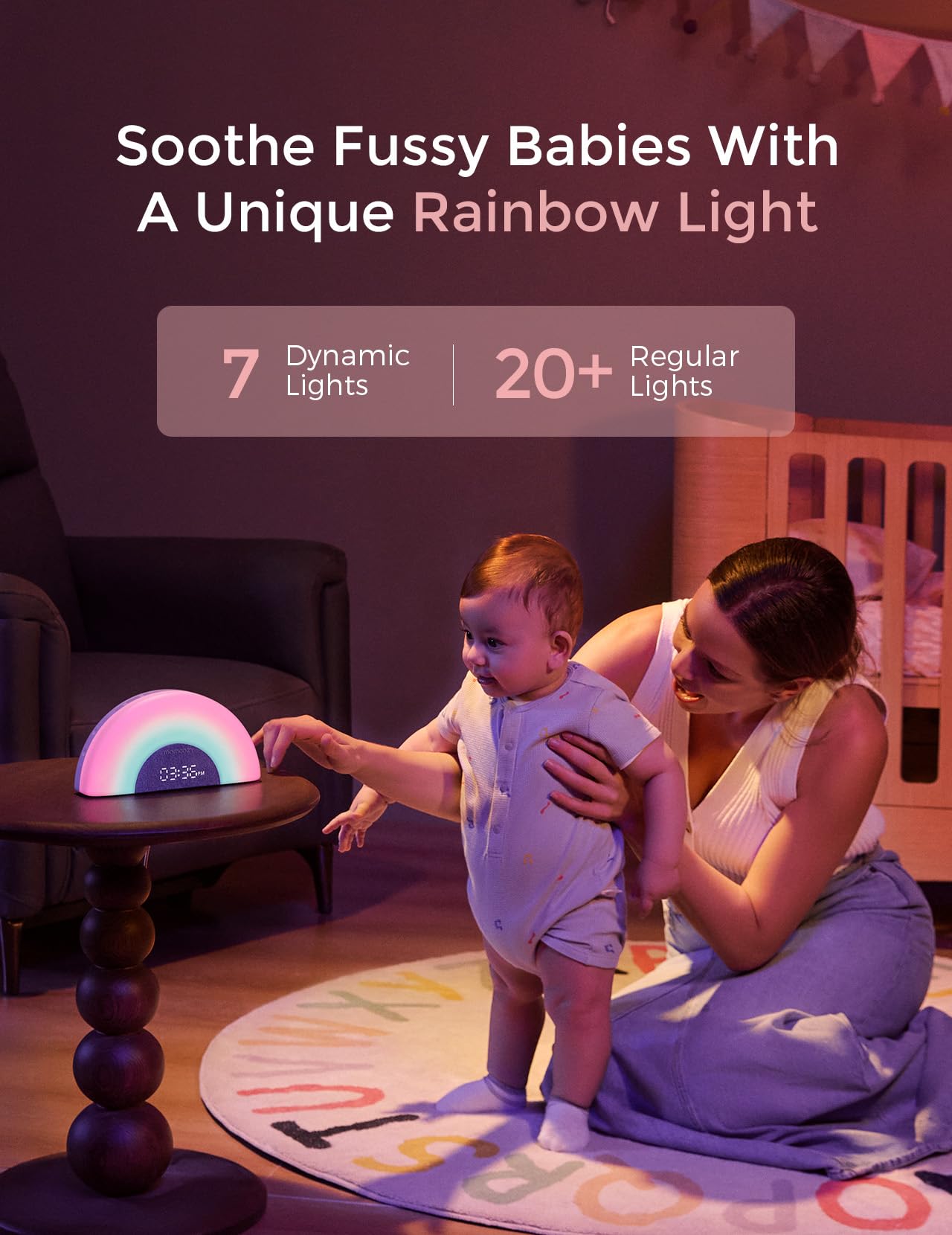 Foto 4 pulgar | Máquina De Sonido Para Bebés Momcozy Dreamsync Tech Con Luz Nocturna - Venta Internacional.