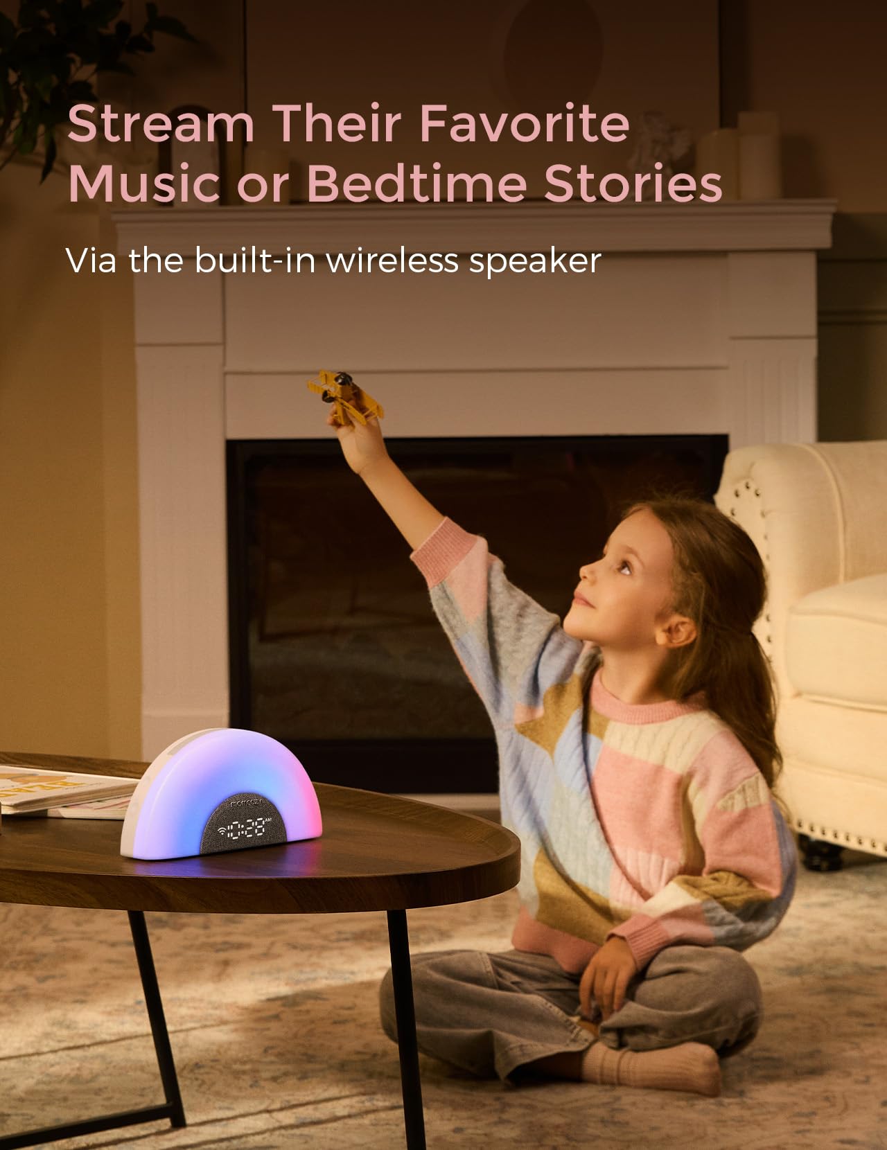 Foto 8 pulgar | Máquina De Sonido Para Bebés Momcozy Dreamsync Tech Con Luz Nocturna - Venta Internacional.