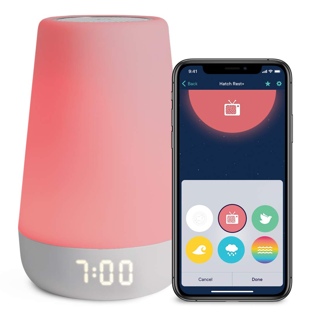 Baby Sound Machine Hatch Rest+ - Lámpara Nocturna De Primera Generación  Color Blanco - Venta Internacional.