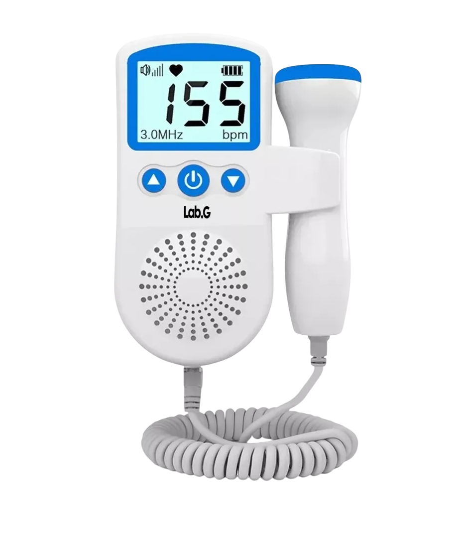Monitor Para Escuchar Latidos Del Bebe  Azul/blanco