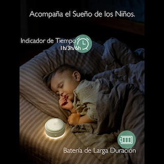 Foto 2 | Máquina De Ruidos Blancos Portátil Para Bebés Eo Safe Imports Esi-21023 Blanco