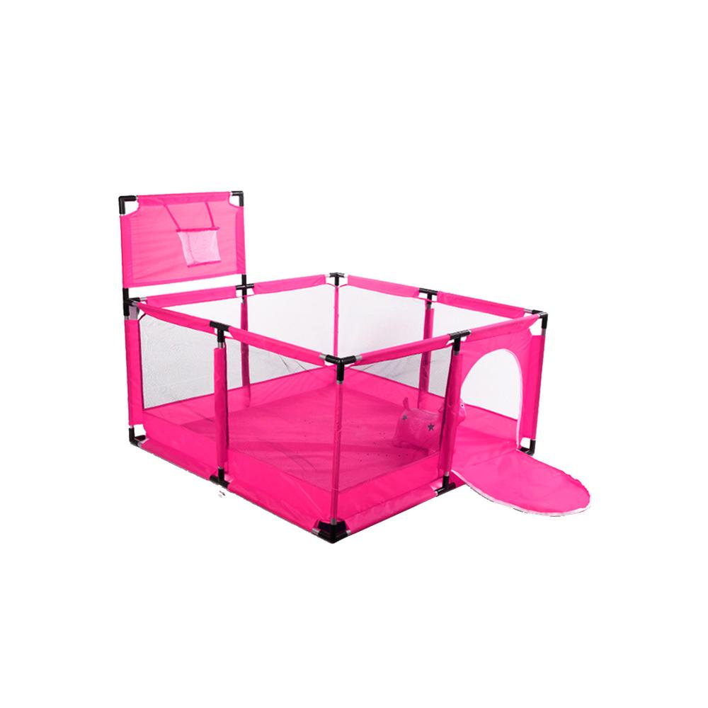 Foto 7 | Corral con Canasta de Basquetbol Yei color Rosa para Bebé