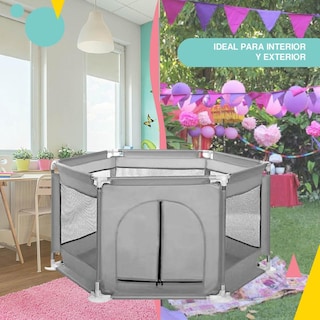 Foto 7 | Corral Hexagonal Yei color Gris para Bebé