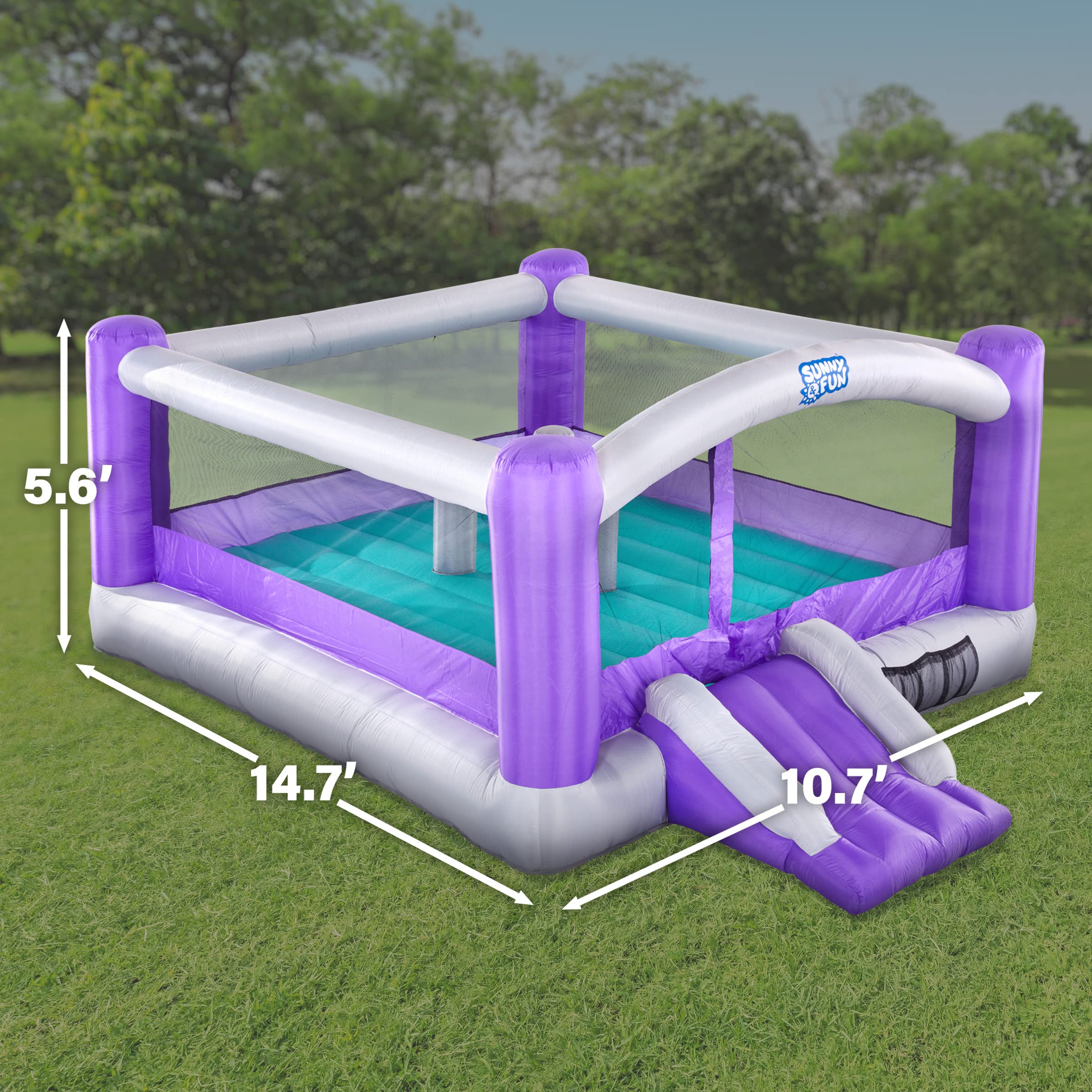 Foto 2 | Casa Hinchable Sunny & Fun Giant De 3,7 X 3,2 M Para Niños - Venta Internacional.