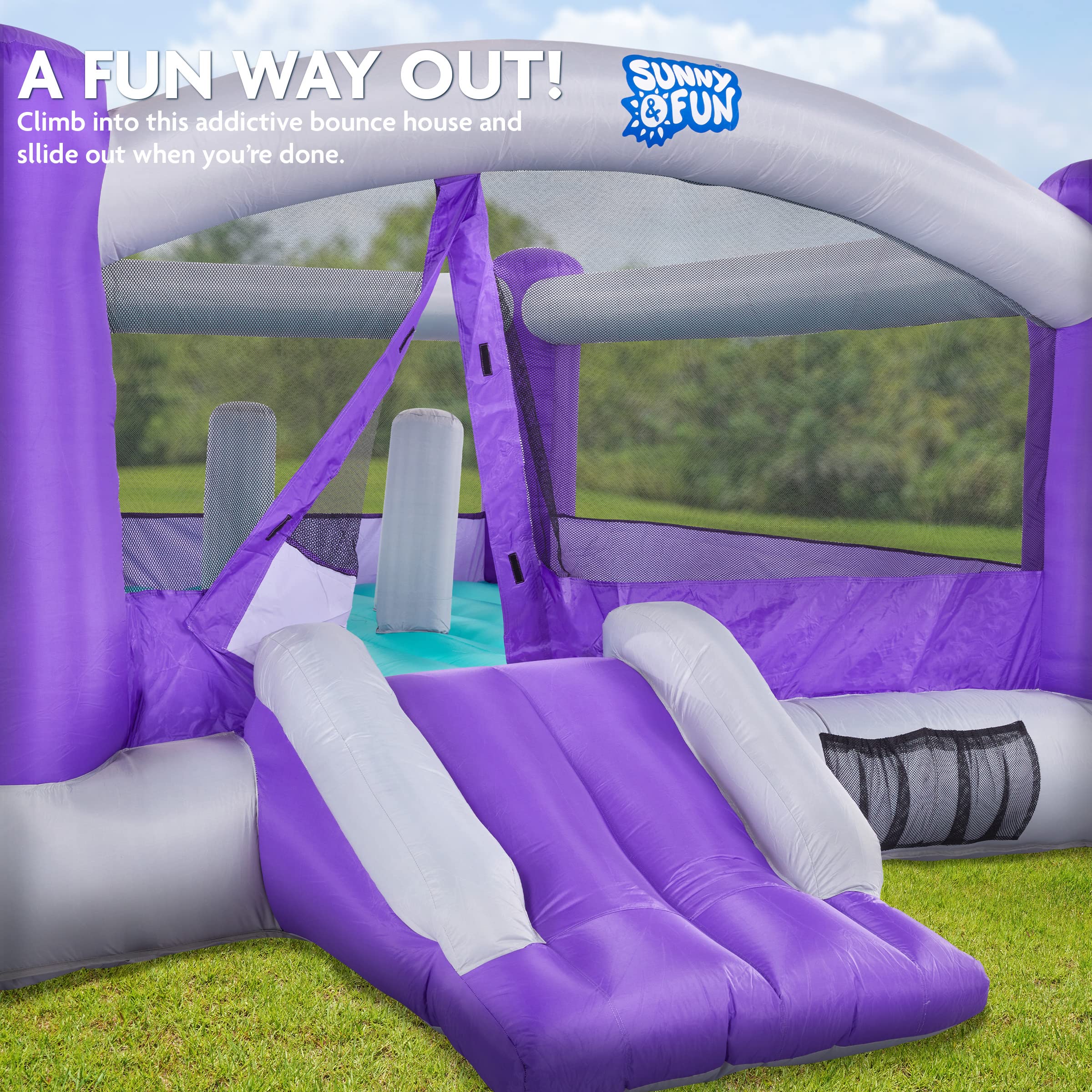 Foto 5 pulgar | Casa Hinchable Sunny & Fun Giant De 3,7 X 3,2 M Para Niños - Venta Internacional.