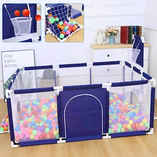 Foto 2 | Cercado Xtellar De Bebé Juego De Niños Gimnasio Plus Ocean Ball Color Azul