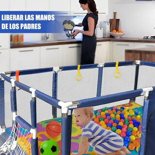 Foto 3 | Cercado Xtellar De Bebé Juego De Niños Gimnasio Plus Ocean Ball Color Azul