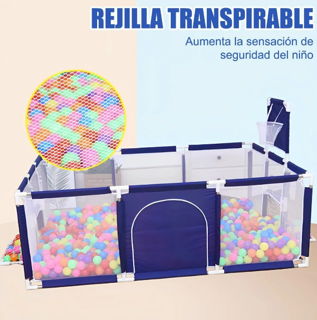 Foto 4 | Cercado Xtellar De Bebé Juego De Niños Gimnasio Plus Ocean Ball Color Azul