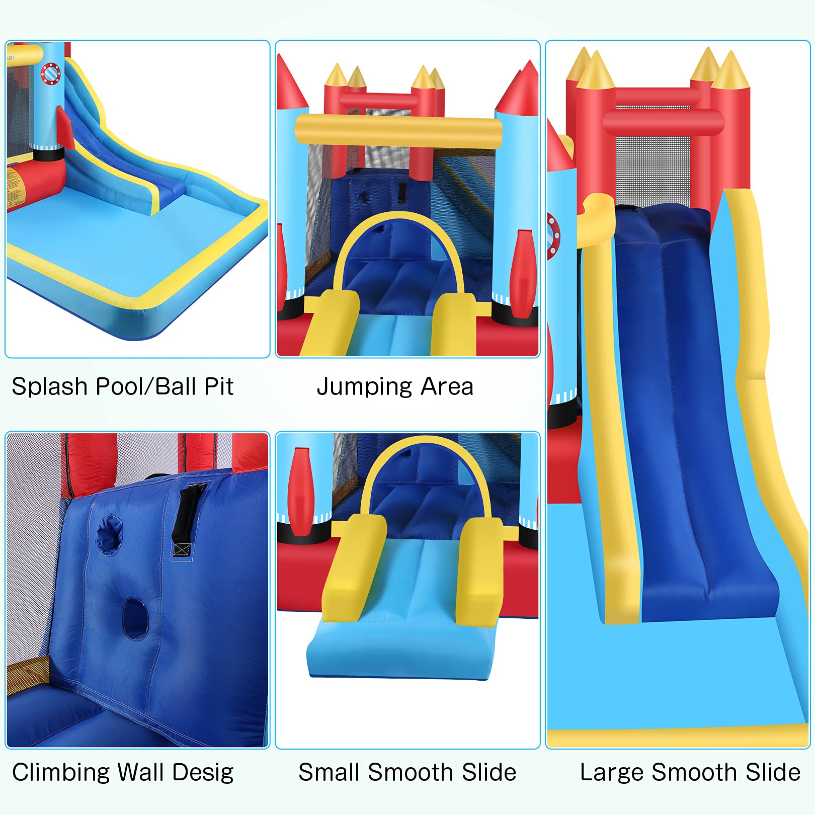 Foto 7 pulgar | Casa Hinchable Dreamvan Para Niños Con Ventilador - Venta Internacional.
