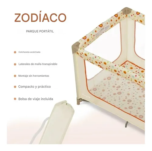 Foto 6 pulgar | Corral Para Bebé Dream On Me Plegable Contemporáneo Beige