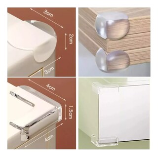 Foto 3 | 20 Piezas Muebles Para Bebes Protector De Esquinas De Mesas Eo Safe Imports Esi-17180 Transparente
