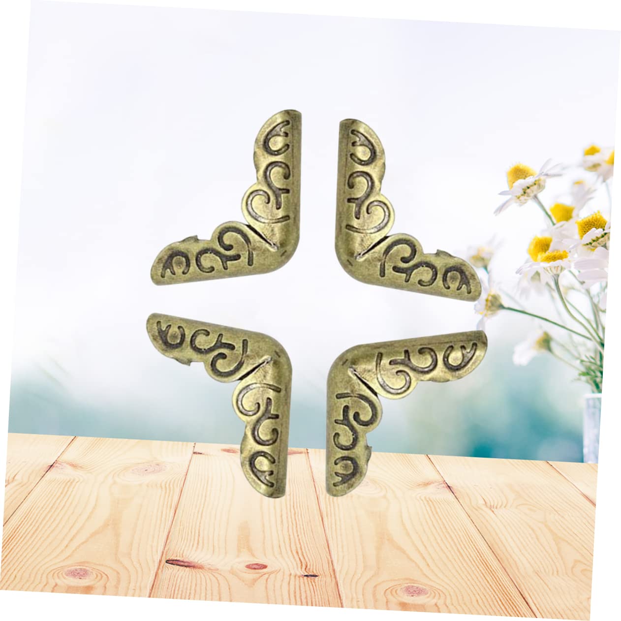 Foto 4 pulgar | Protector De Esquinas Nuobesty Para Álbumes De Recortes, Metal, 60 Unidades, 2 X 1,5 X 0,5 Cm - Venta Internacional.