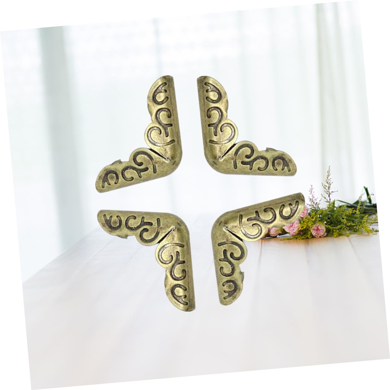 Foto 6 pulgar | Protector De Esquinas Nuobesty Para Álbumes De Recortes, Metal, 60 Unidades, 2 X 1,5 X 0,5 Cm - Venta Internacional.