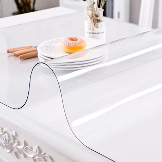 Foto 1 | Mantel Vevor De Plástico, 96 X 46 Cm, Pvc Grueso, Transparente, Impermeable - Venta Internacional.