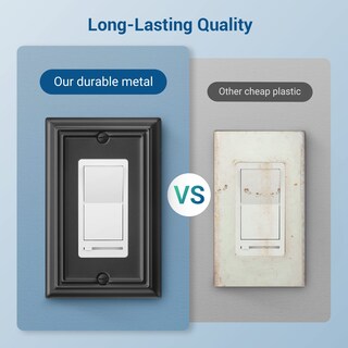 Foto 2 | Wall Plates Dewenwils Metel Decorator Outlet Cover, Paquete De 4 - Venta Internacional.