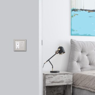 Foto 5 | Placas De Pared Dewenwils De Níquel Cepillado Con Doble Salida, Paquete De 2 - Venta Internacional.