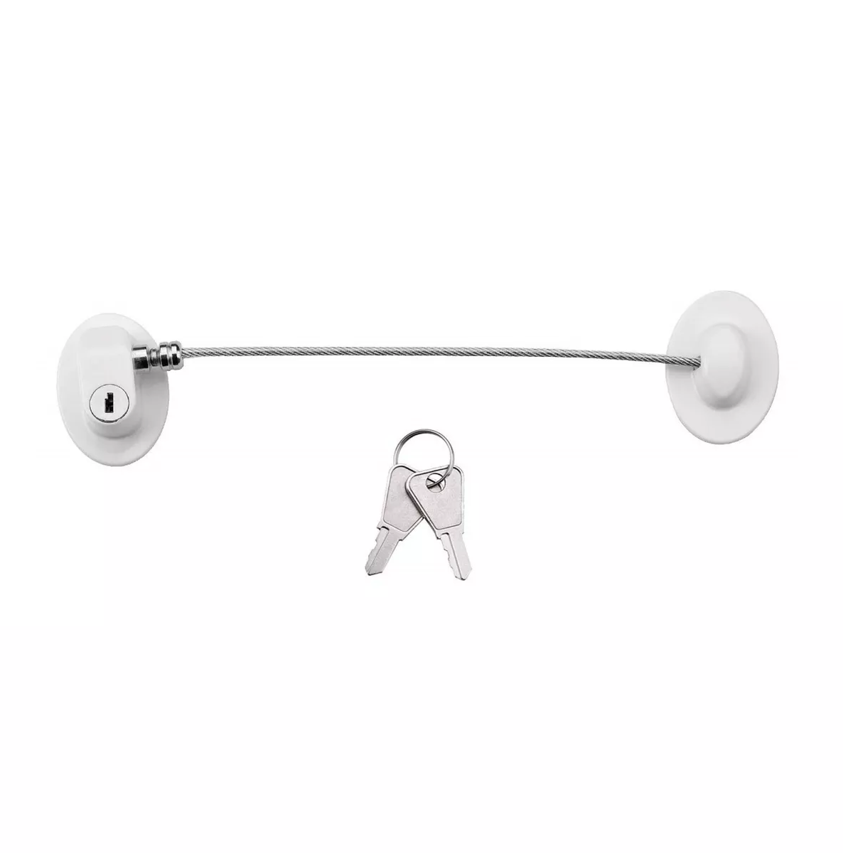 Traba Para Puerta De Heladera De Seguridad Para Ventanas Eo Safe Imports Esi-17145 Blanco