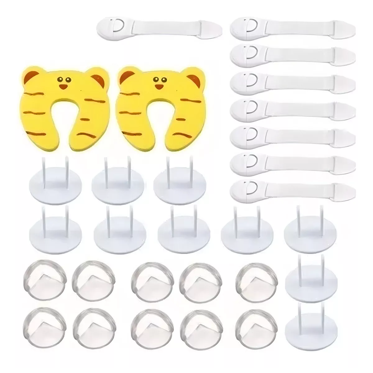 Foto 1 | 30 Protecciones Esquineros Bebés Seguridad Protector Muebles Eo Safe Imports  Esi-17172 Transparente