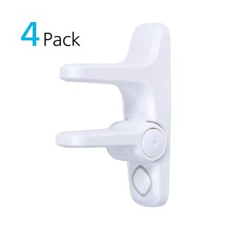 Foto 2 | Lever Handle Lock Safety 1st Outsmart White, Paquete De 4 - Venta Internacional.