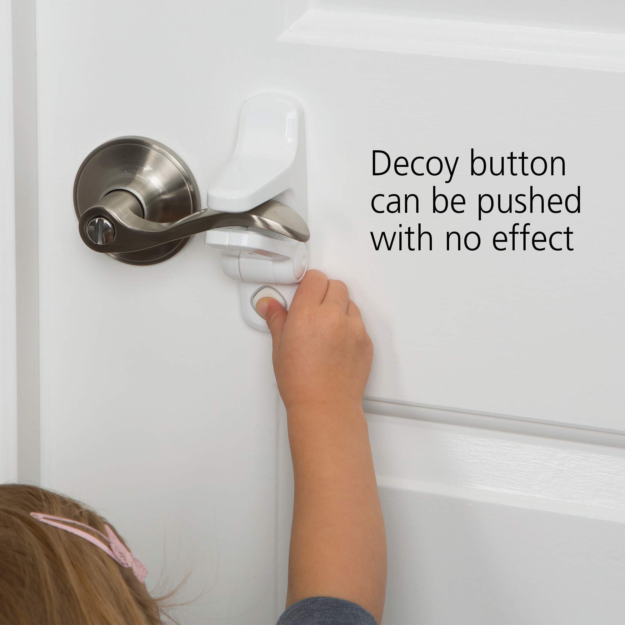Foto 4 pulgar | Lever Handle Lock Safety 1st Outsmart White, Paquete De 4 - Venta Internacional.