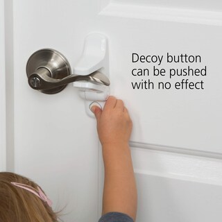 Foto 3 | Lever Handle Lock Safety 1st Outsmart White, Paquete De 4 - Venta Internacional.