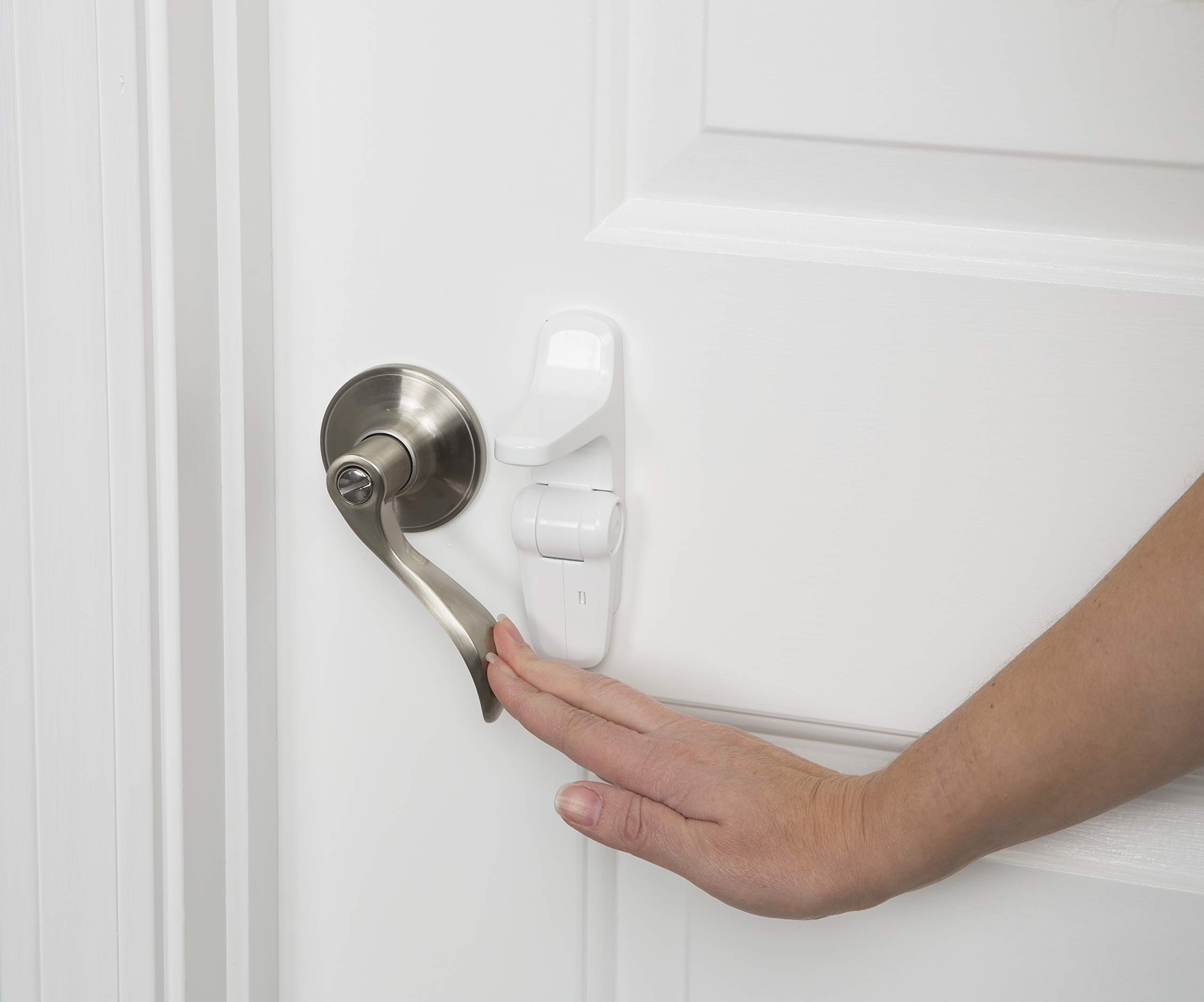Foto 8 pulgar | Lever Handle Lock Safety 1st Outsmart White, Paquete De 4 - Venta Internacional.