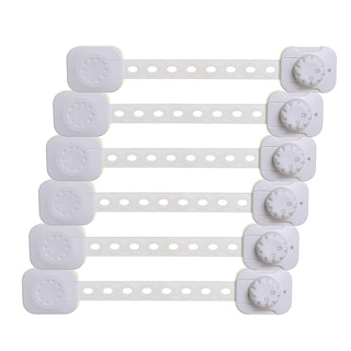 Foto 2 | Candados De Seguridad Para Niños Dreambaby Twist 'n Lock L1435 Blancos, Paquete De 6 - Venta Internacional.