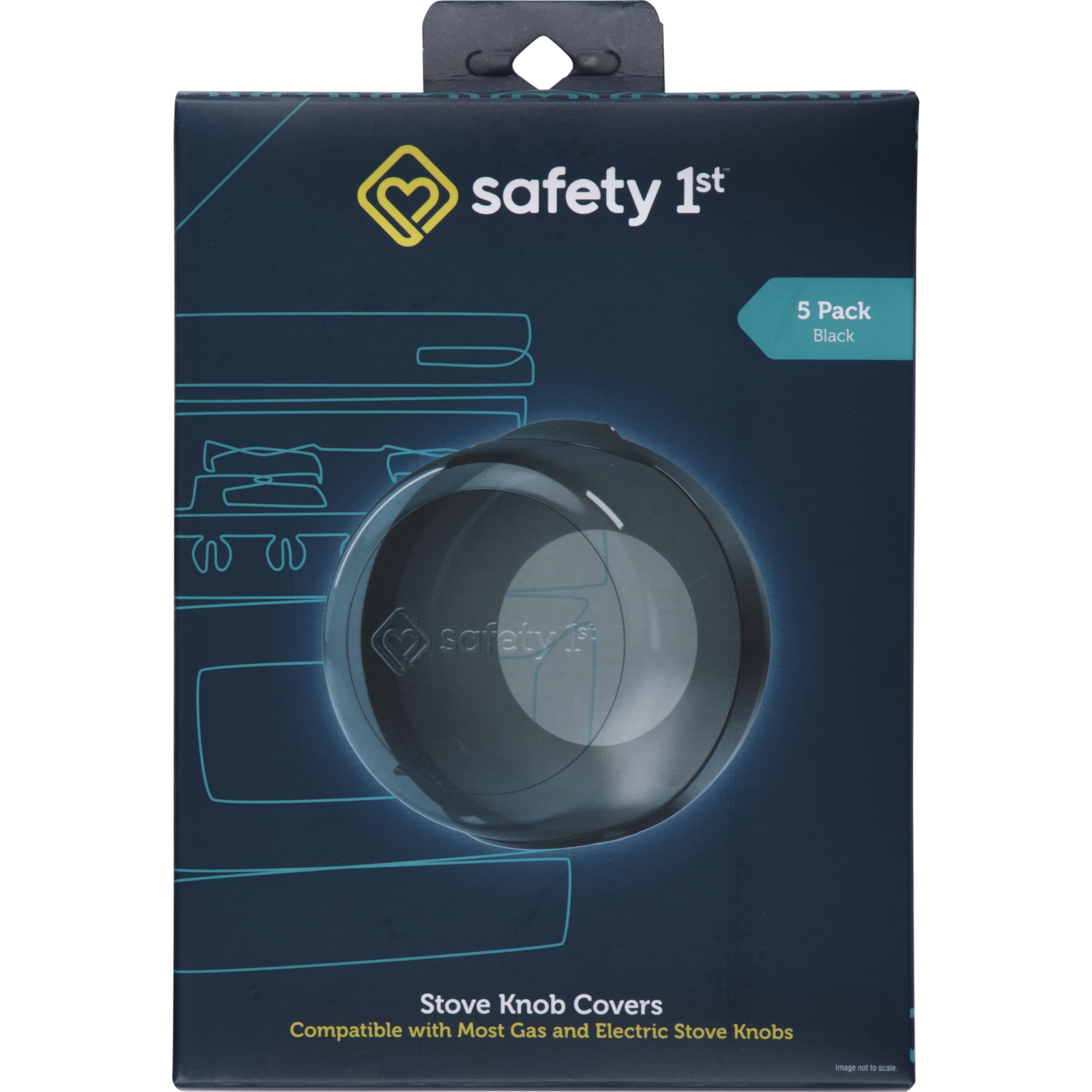 Foto 2 pulgar | Fundas De Seguridad Stove Knob Safety 1st A Prueba De Niños (juego De 5) - Venta Internacional.