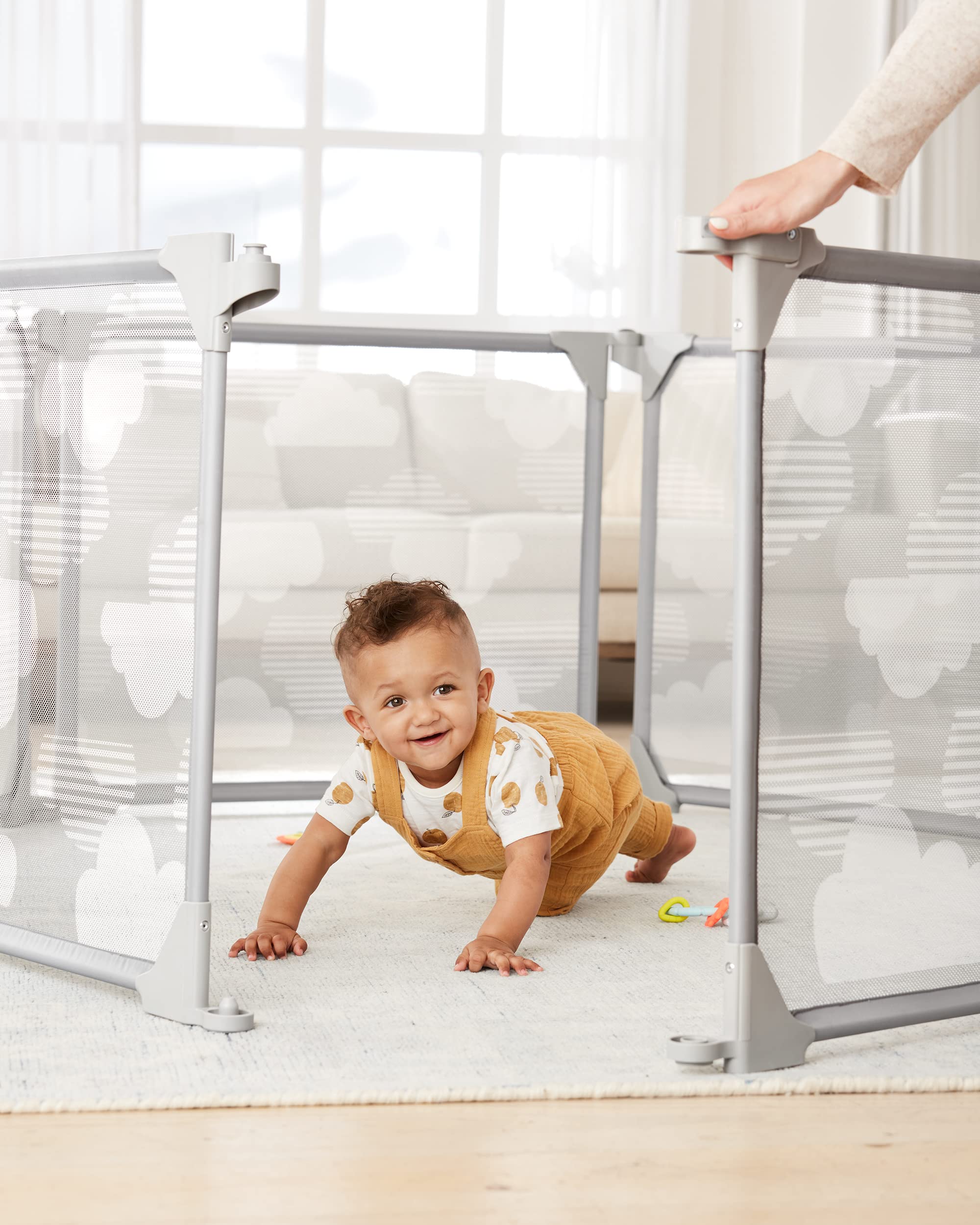 Foto 3 pulgar | Carcasa Expandible Playview Skip Hop Baby Gate, Plateada - Venta Internacional.