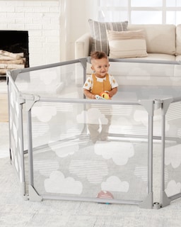 Foto 6 | Carcasa Expandible Playview Skip Hop Baby Gate, Plateada - Venta Internacional.