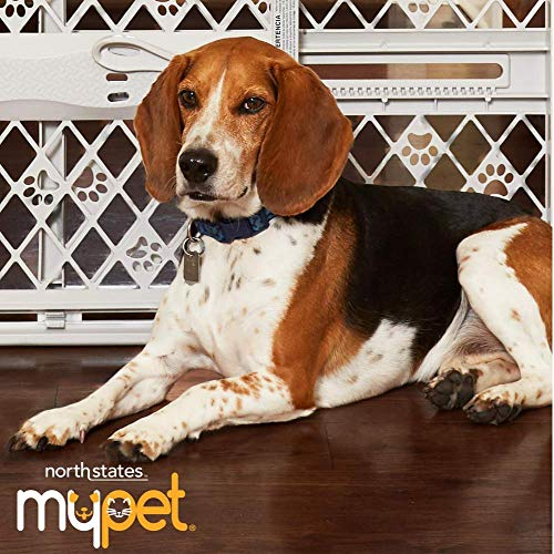 Foto 8 pulgar | Puerta Para Mascotas Mypet North States Windsor Arch De 72 A 97 Cm De Ancho, Color Bronce - Venta Internacional.