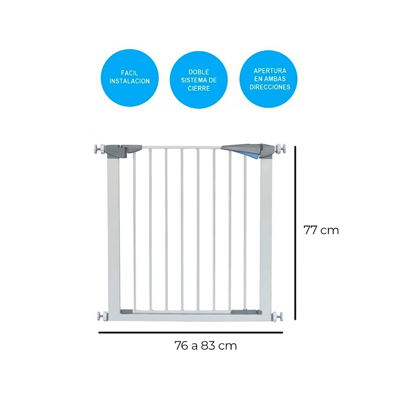 Foto 4 pulgar | Escalera Safety Fence Para Abejas Y Mascotas, 76-83 Cm, Color Blanco - Venta Internacional.