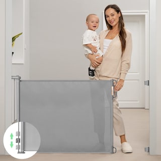 Foto 1 | Puerta Retráctil Para Bebés Momcozy, Malla, 104 Cm De Alto Y 180 Cm De Ancho - Venta Internacional.