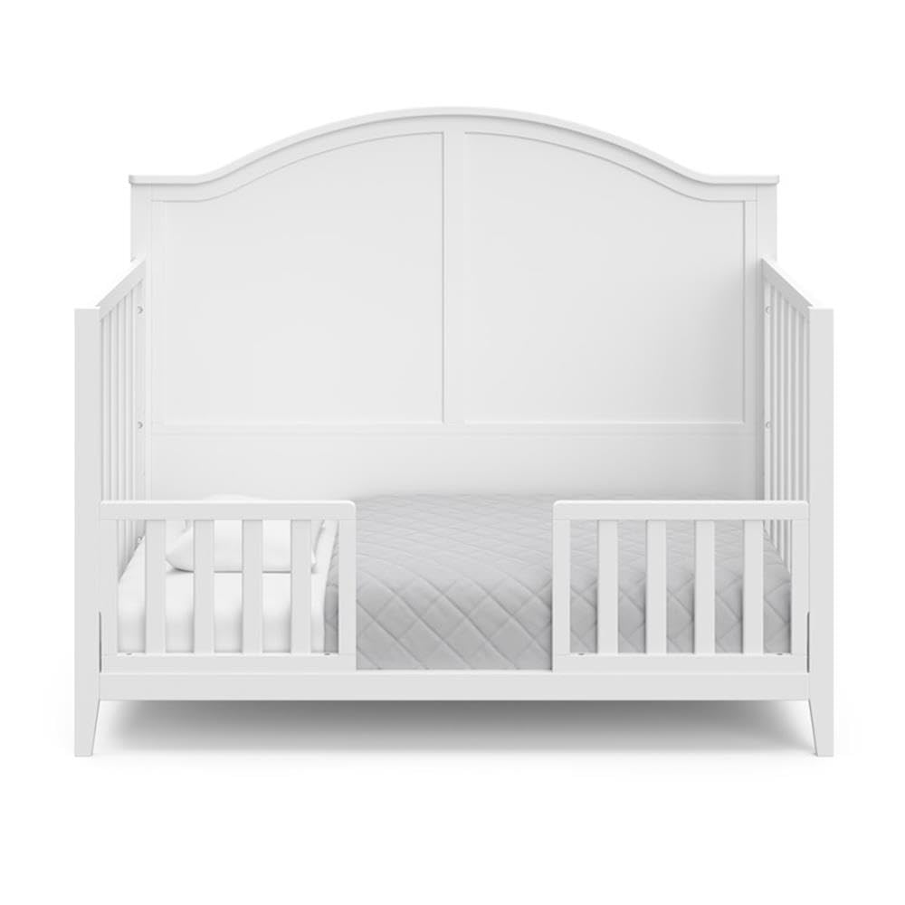 Foto 4 | Kit De Barandillas De Seguridad Para Niños Pequeños Graco Para Cuna Storkcraft, Color Blanco - Venta Internacional.