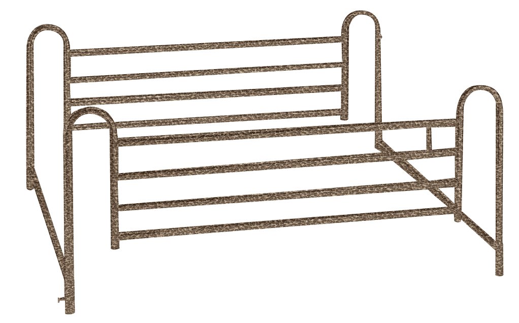 Foto 1 | Barandillas Laterales Para Cama De Hospital Drive Medical Deluxe De Longitud Completa - Venta Internacional.