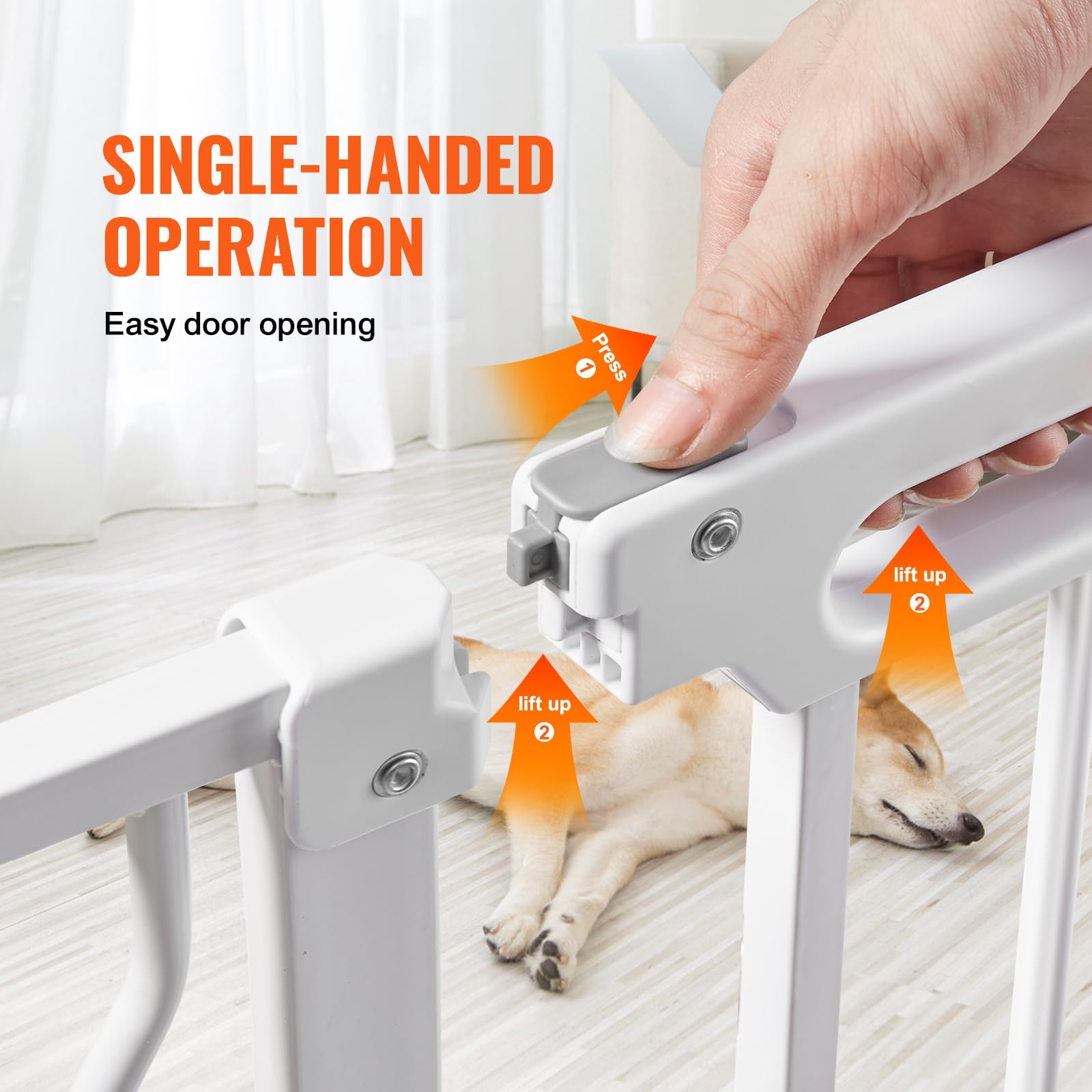 Foto 4 pulgar | Puerta De Seguridad Vevor 29.5-51 Extra Ancha Para Escaleras Y Puertas - Venta Internacional.