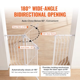 Foto 4 | Puerta De Seguridad Vevor 29.5-51 Extra Ancha Para Escaleras Y Puertas - Venta Internacional.