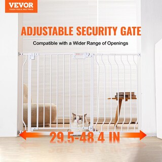 Foto 2 | Puerta De Seguridad Vevor De 75 A 118 Cm, Extra Alta, Con Cierre Automático Para Escaleras - Venta Internacional.